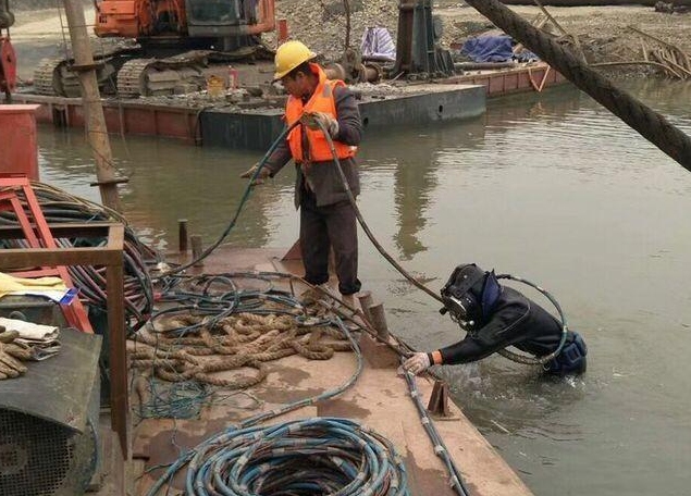 城子河潜水封堵打捞